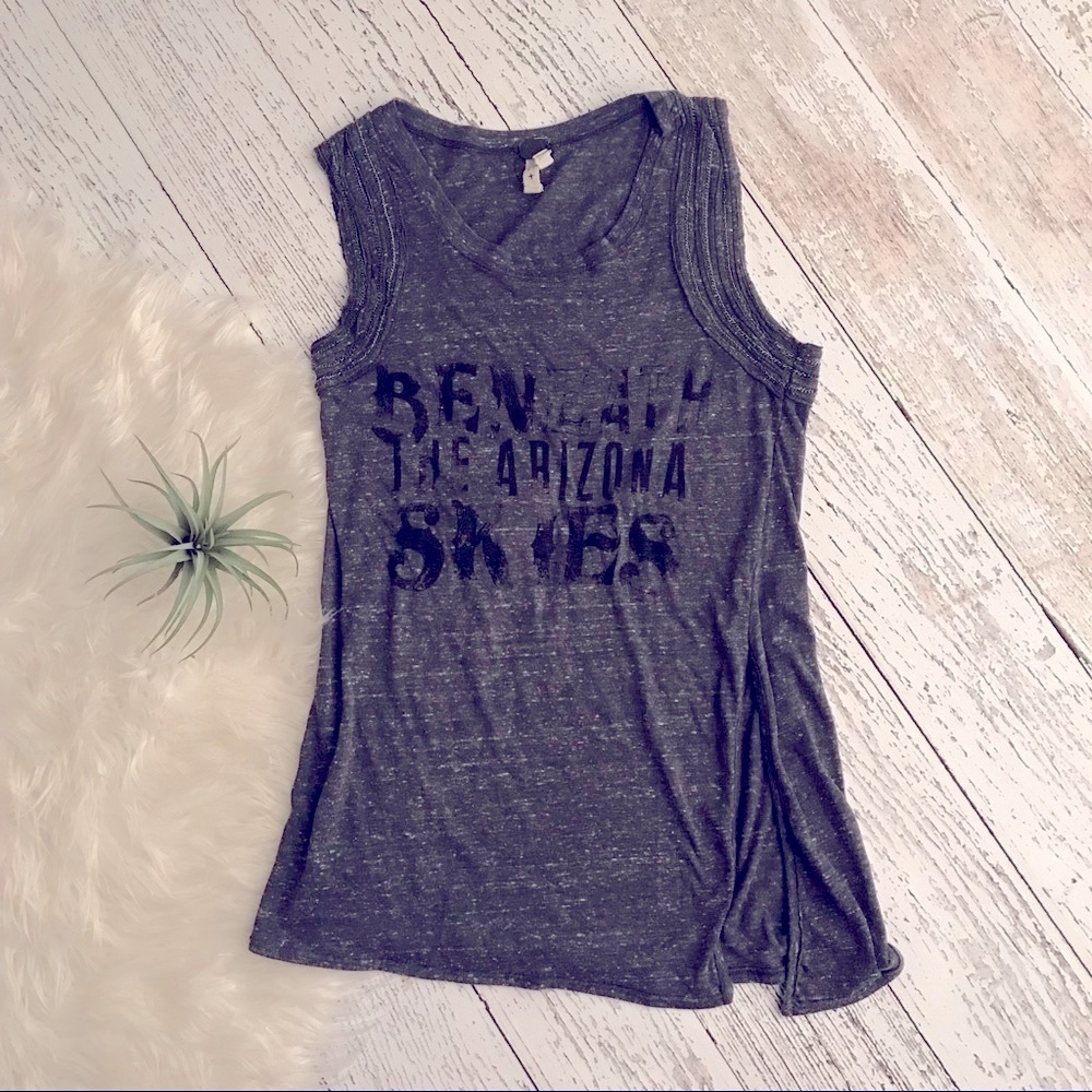 Free people top with chain details on the sleeve